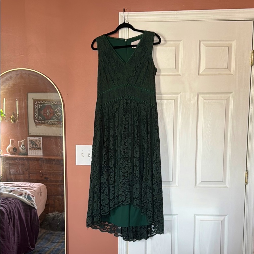BHLDN Perri Lace Midi Dress